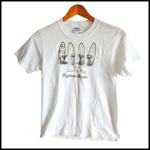 Port & Company Surf's Pup Daytona Beach Graphic Tee Kids Size M
